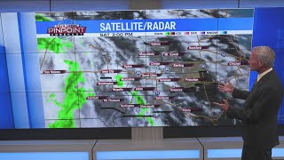 Heat builds again with limited rain chances
