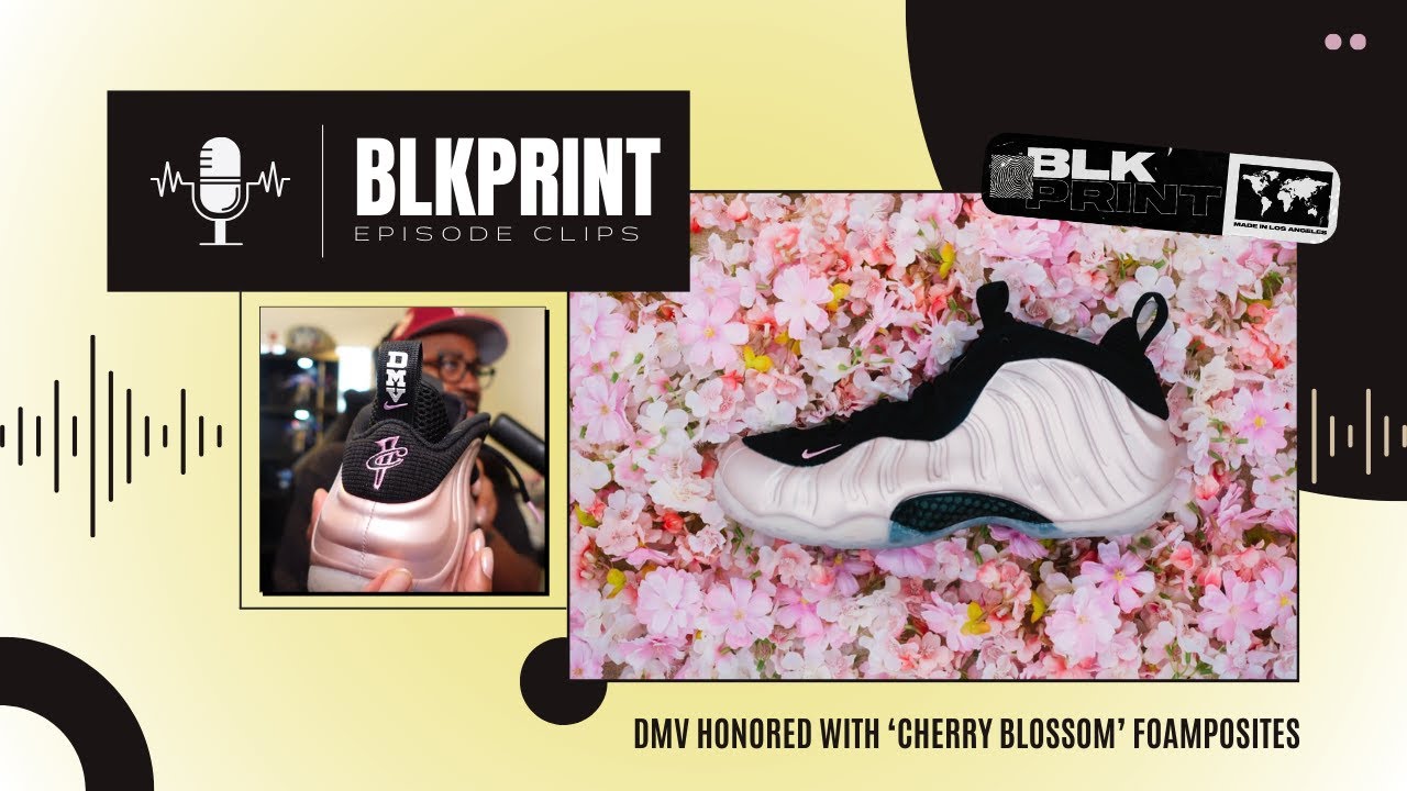 DMV Honored With Wale & Nike's "Cherry Blossom" Foamposites