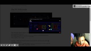 Gaming: Trying Out Screencastify with Google's PacMan