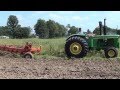 John Deere 6030 Wheatland and Case 7-18 Plow-Wabas