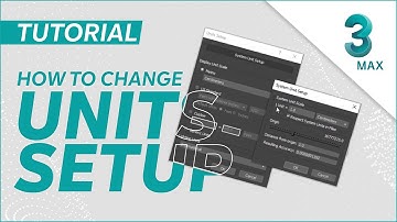 3ds Max Tutorial - How to change Units in 3ds Max