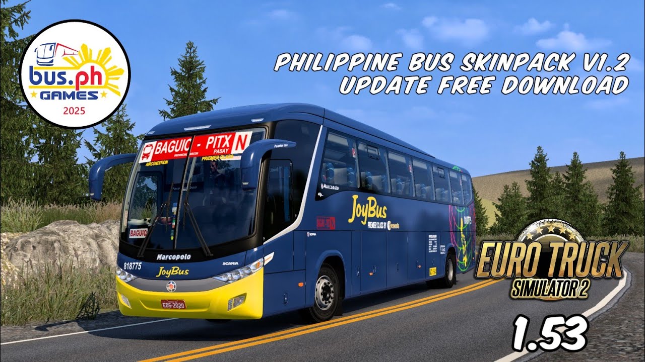 A Joyful Start of the Year with JoyBus | Marcopolo G7 1200 bus mod | Euro Truck Simulator 2 [1.53]