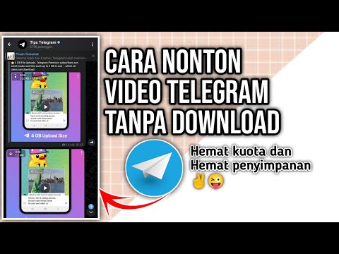 Cara menonton video di Telegram tanpa didownload semua