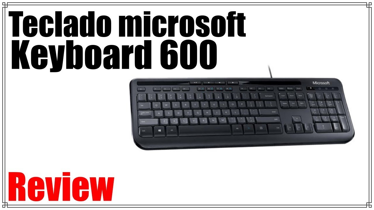 Teclado e Mouse Microsoft Wired Desktop 600 Multimídia ABNT2