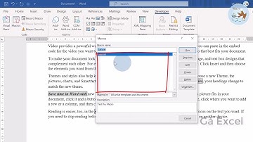 Tự học Word từ cơ bản đến nâng cao   Bài 12 Cách sử dụng Macro cơ bản