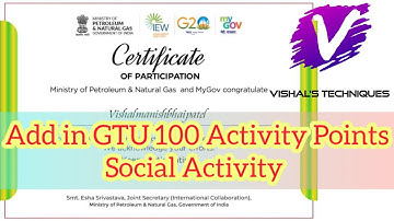 India Energy Week- Social Activity Quiz | Complete GTU 100Point Easily by using Vishal