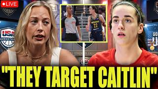 Sophie Cunningham EXPOSES WNBA Refs for TARGETING Caitlin Clark!