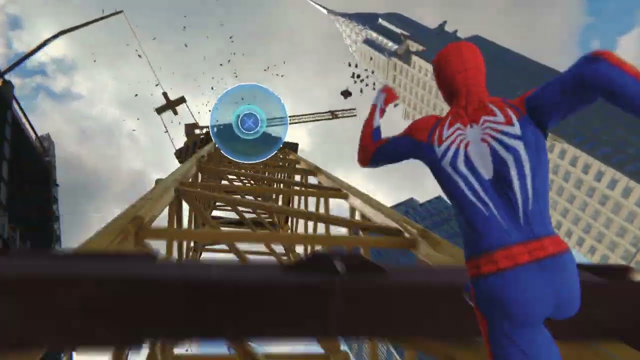 Marvel's Spider-Man Remastered || PS5 II Epic Helicopter Wrecking-Ball Chase!!!