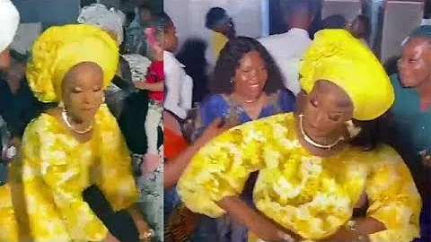 Moment Actress Biola Adebayo dance away her sorrow @ son Naming ceremony