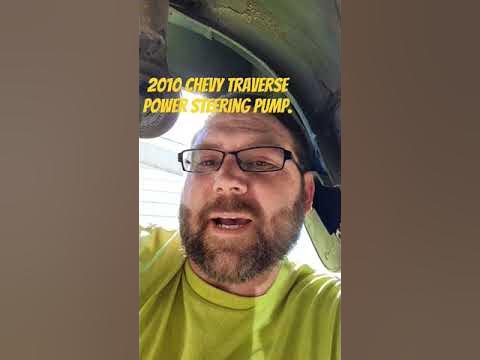 2010 chevy Traverse power steering pump. check out my channel for full