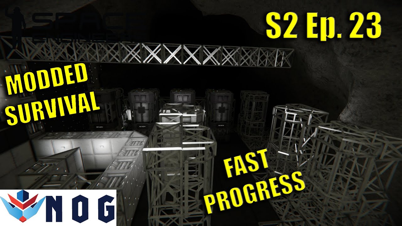 Lets Play Space Engineers Modded Survival S2 Ep23 | Refinery Setup ...