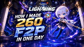 How I Reached Level 260 in One Day 100% F2P, No Money Spent