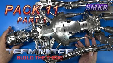 Agora Models Build the T-800 Terminator Pack 11 Part 1, Stages 101 - 105