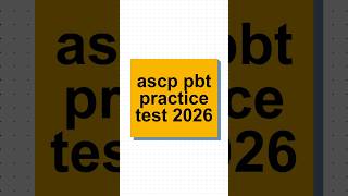ASCP PBT Exam Prep 2026 | Walkthrough of Real Practice Questions #orderofdraw #phlebotomyexam