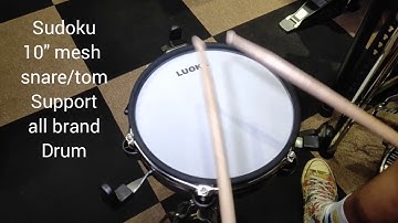 Sudoku 10" mesh snare/tom Support all brand Drum For electronic digital electric Drum.
