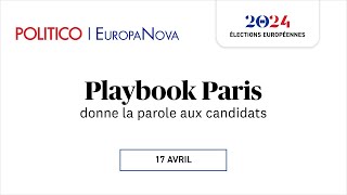 Les candidats répondent à Playbook Paris - Interview with Raphaël Glucksmann | POLITICO