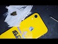 iPhone XR アウトカメラレンズ割れ交換修理やり方方法3300円