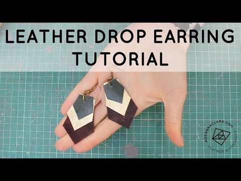 Leather Drop Earring Tutorial