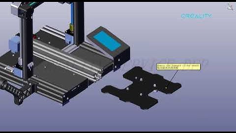 Service tutorial CR 6 SE replace the hot bed slide