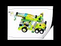 Lego Wedo 2.0 Truck crane NoE - V1 Instruction / Лего Ведо 2.0 - Инструкция