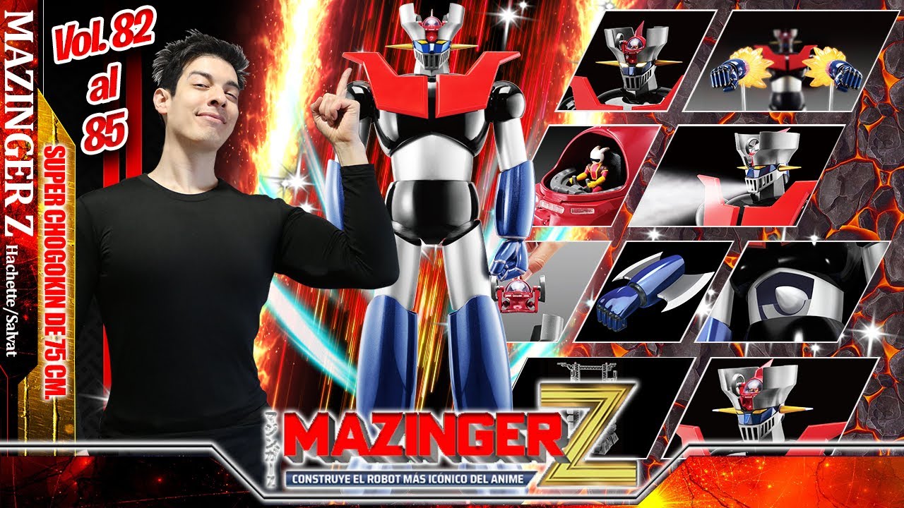 Costruisci Mazinger Z Hachette Alto 75 Cm Con Base - Numeri 91, 92, 93, 94, 95