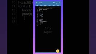 python string program to make capital of first word