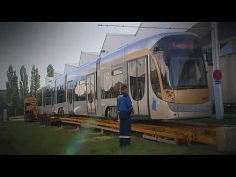 Delivery of Bombardier trams for Vancouver Olympics