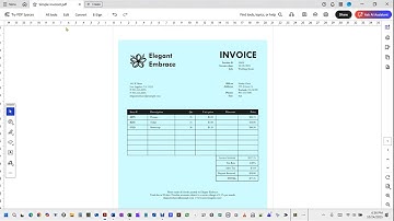 Create an Invoice using Prepare a Form in Acrobat DC