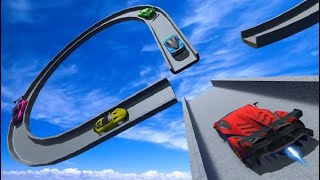 Impossible rocket car: a slope of extreme car stunts 3D 🏎️ screenshot 4