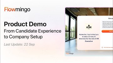 Flowmingo Product Demo | From Candidate Experience to Company Setup