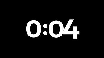 10 second countdown timer - animated black and white