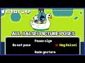 All Kris and Ralsei picture poses - Deltarune Chapter 2