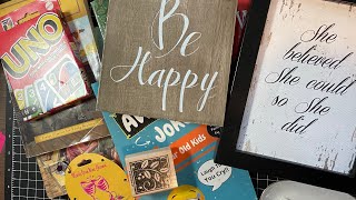 GARAGE SALE Haul—Unique Junk Journal and Craft Items ❤️