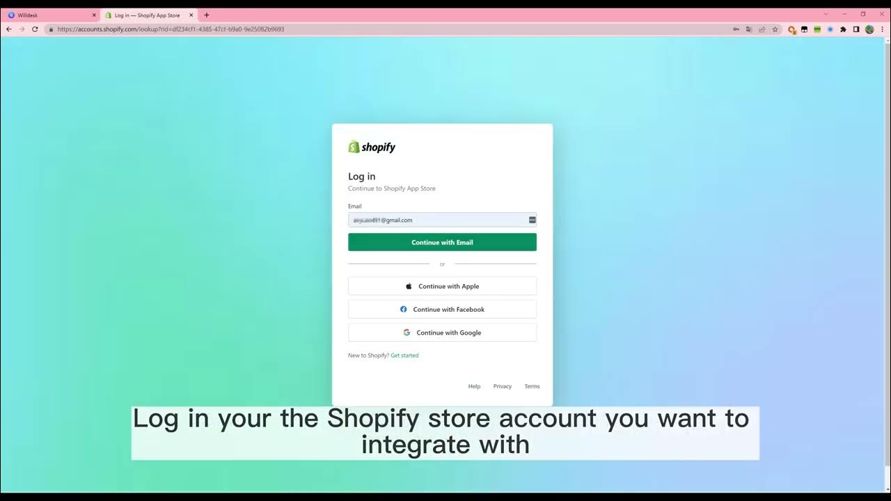 How to integrate multi Shopify stores to one Willdesk account?