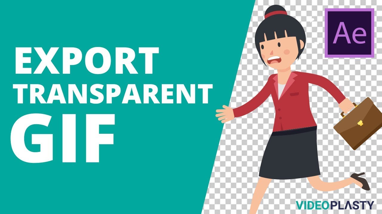 How To Export Transparent Gif With Alpha Channel From Adobe After Effects Youtube