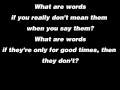 Chris Medina - What are words Lyrics HD