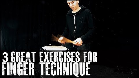 3 GREAT Exercises To Develop The Finger Technique (French Grip) - James Payne