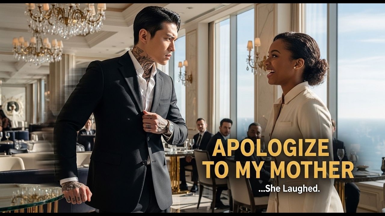 Apologize to my mother’    The Korean Mafia Boss said… But the black waitress laughed