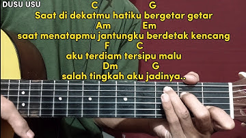 Tutorial chord Mudah INIKAH NAMANYA JATUH CINTA - TEGAR SEPTIAN | Versi Gampang