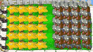 999 Звездофруктов Vs 999 Зомби В Растения Против Зомби (Plants Vs Zombies)