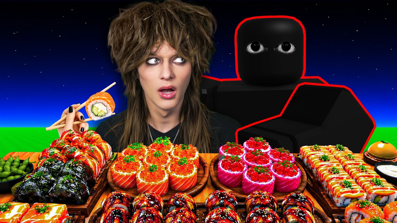This ROBLOX MUKBANG GAME is HAUNTED..