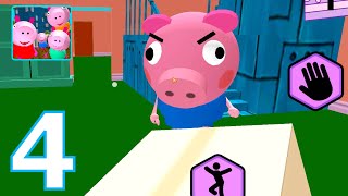 Piggy Neighbor Family Escape Obby House 3D Gameplay Level 4 (Android, iOS) screenshot 2