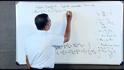 ADAM BASHFORTH’S PREDICTOR CORRECTOR FORMULA (CH-08)