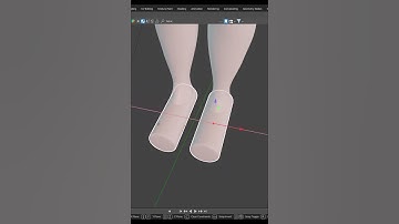 Blender Socks on Barefoot