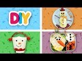 3 SNOWMEN Food Art Snacks for winter days ☃️❄️ Healthy-n-Yummy | DIY Labs