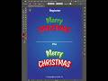 Illustrator Tutorial 2026 | Tips for Creating a 3D Editable "Merry #christmas " Text Effect Template
