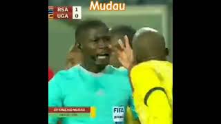 Mudau bafanabafana Vs uganda redcard bafanabafana southafrica Vs Uganda mofokeng mbatha