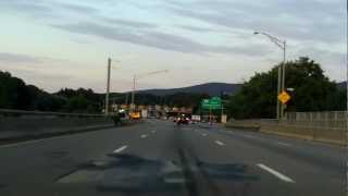 Newburgh-Beacon Bridge eastbound (Sunset)
