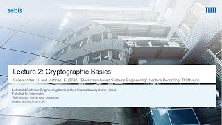 BBSE - Lecture 2: Cryptographic Basics