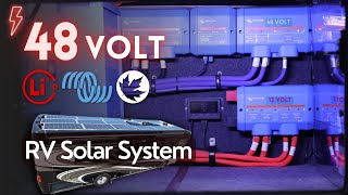48 Volt RV Battery System w/ Solar Panel Grid | 2020 Newmar New Aire